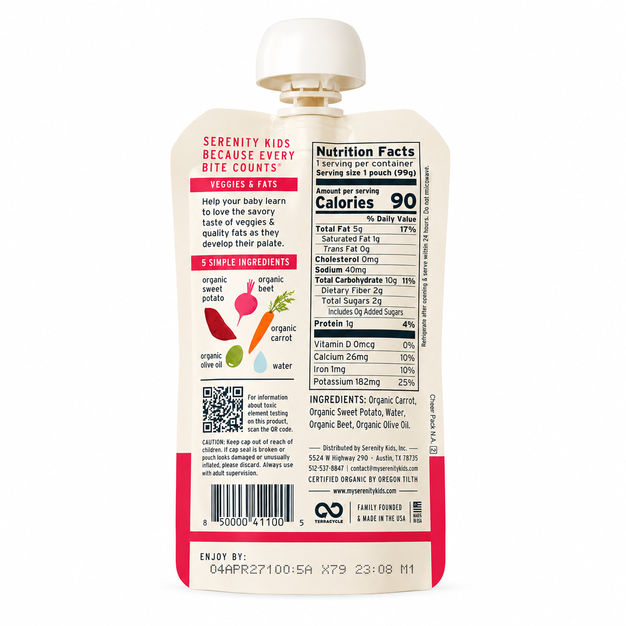 Compota organic roots - Serenity Kids
