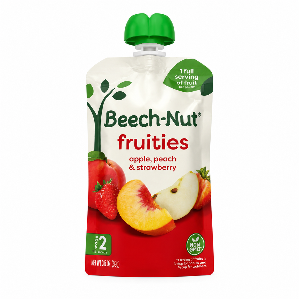Compota de manzana, peach & fresa - Beech Nut