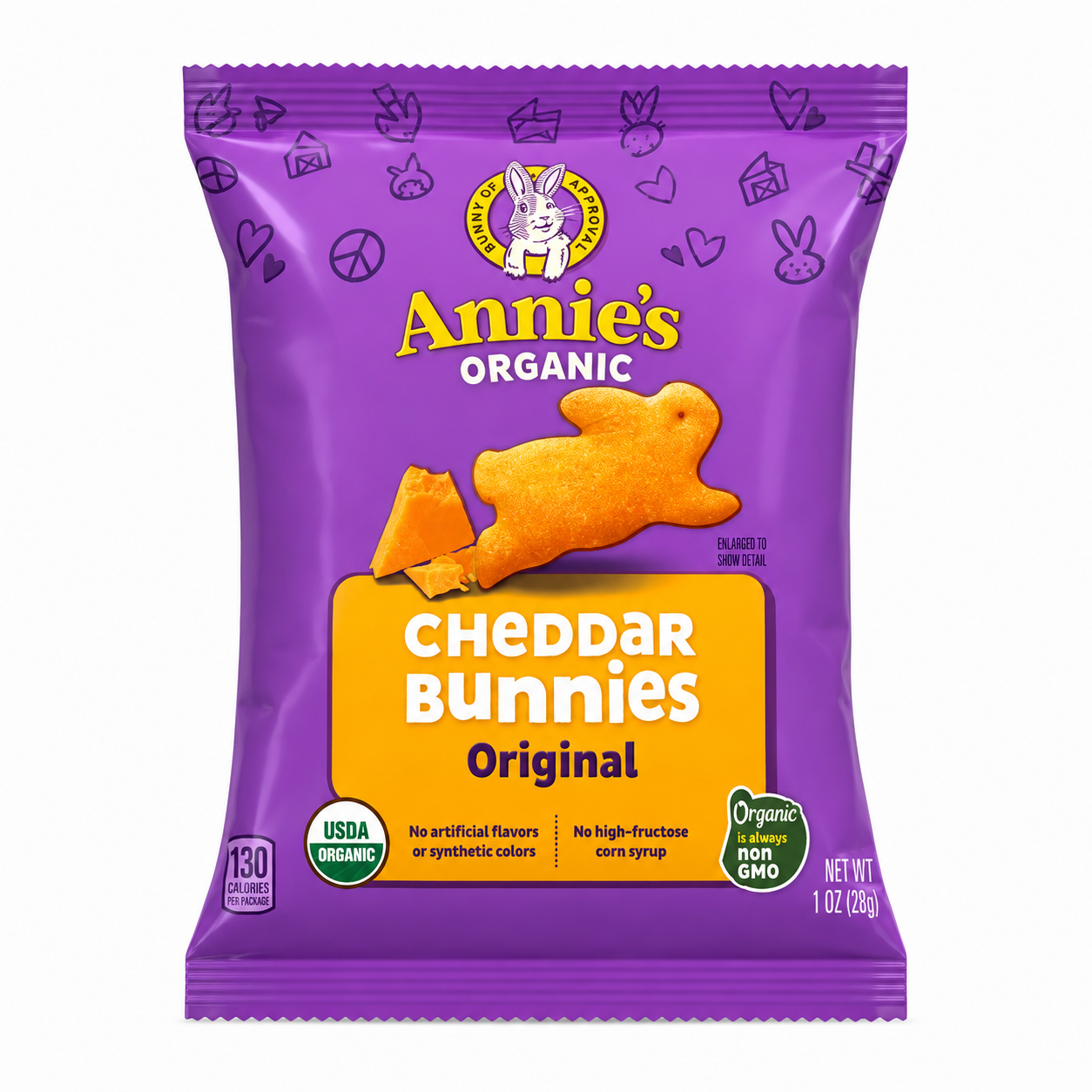 Cheddar bunnies crackers horneadas - Annies