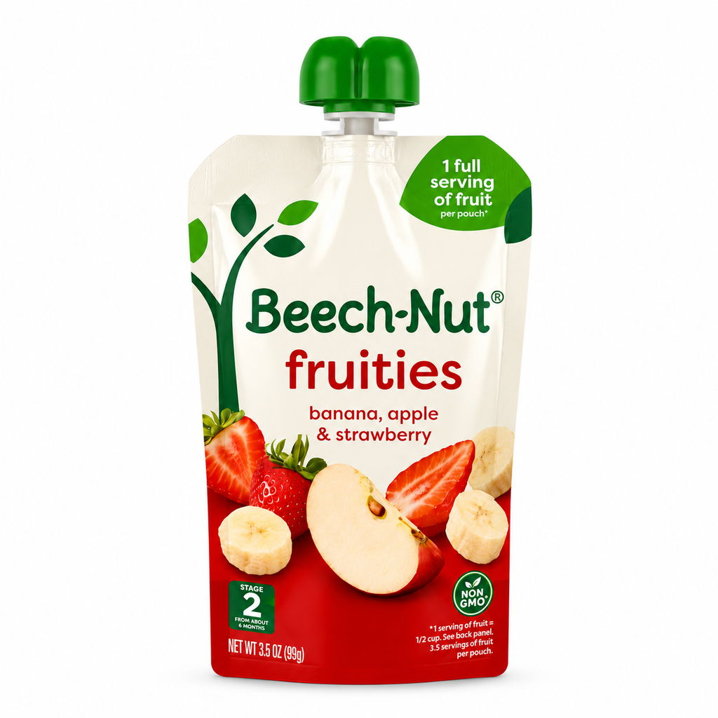 Compota de guineo, manzana & fresa - Beech-Nut