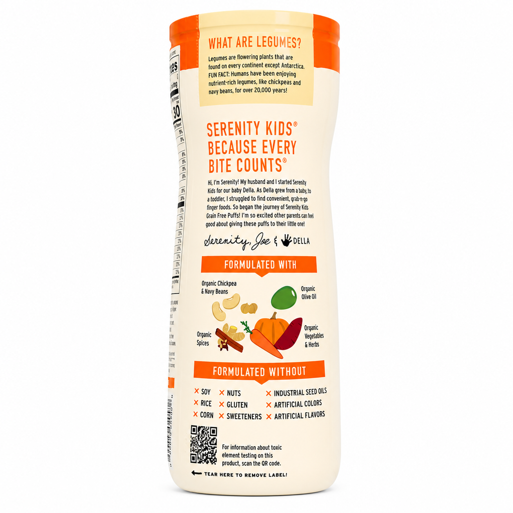 Puffs de pumpkin & canela - Serenity Kids