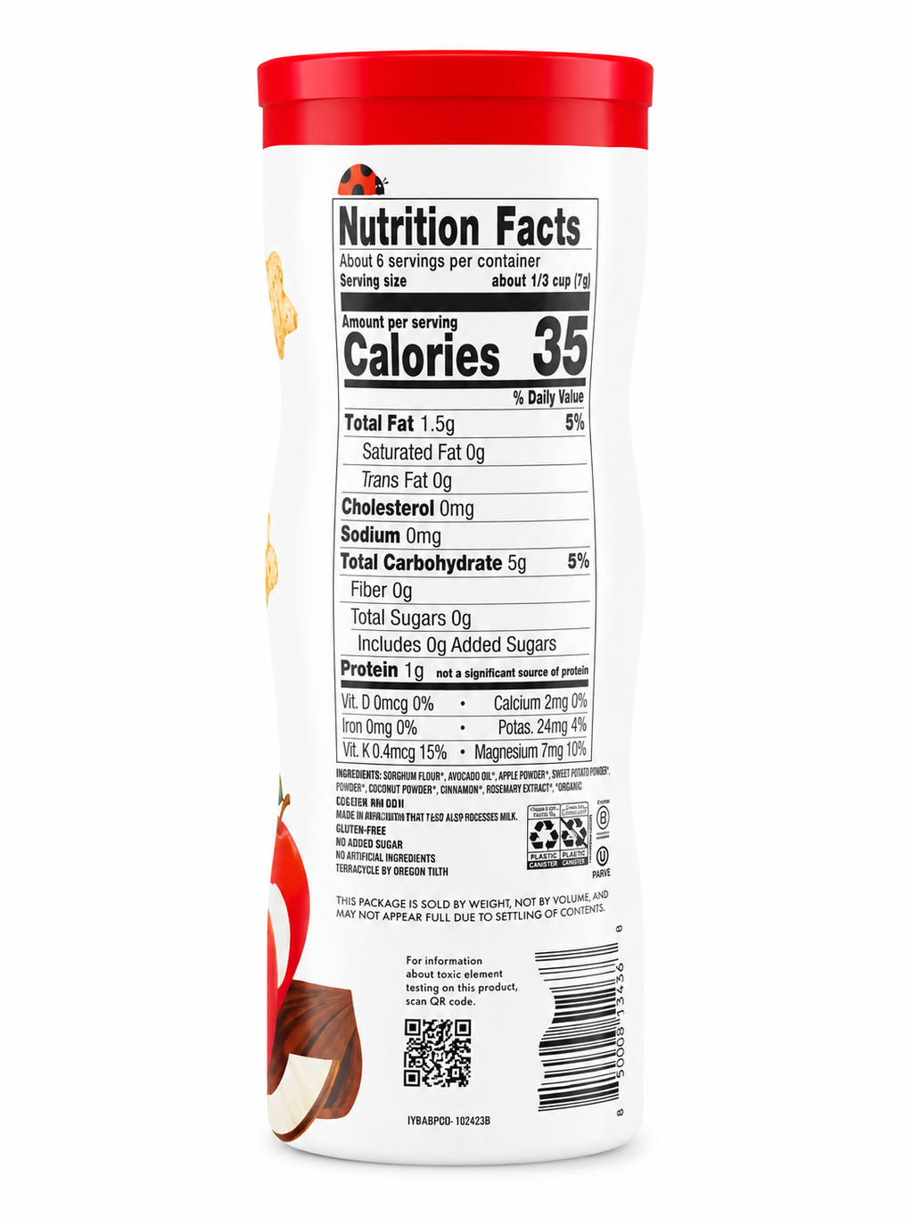 Puffs de manzana, sweet potato & coco - Once Upon a Farm
