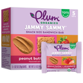 Caja de barritas de peanut butter & fresa, Jammy Sammy - Plum Organics