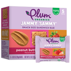 Barrita de peanut butter & fresa, Jammy Sammy - Plum Organics